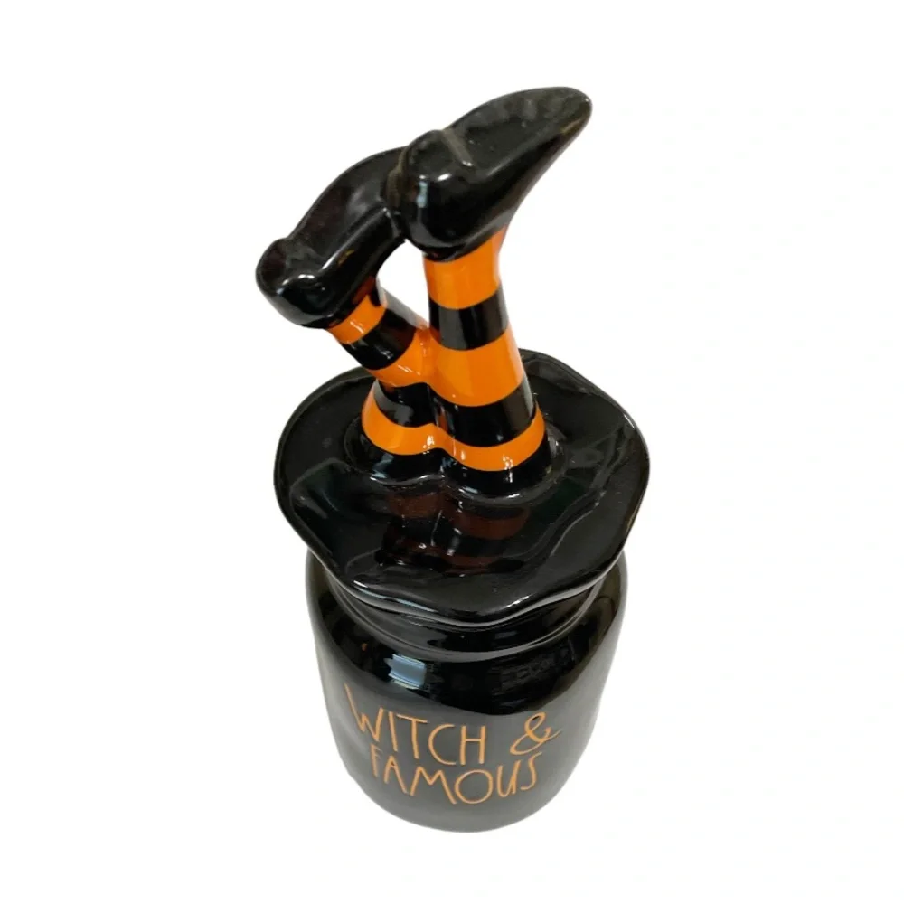 NEW Rae Dunn Baby WITCH & FAMOUS Baby Canister 🧙‍♀️🧙‍♀️